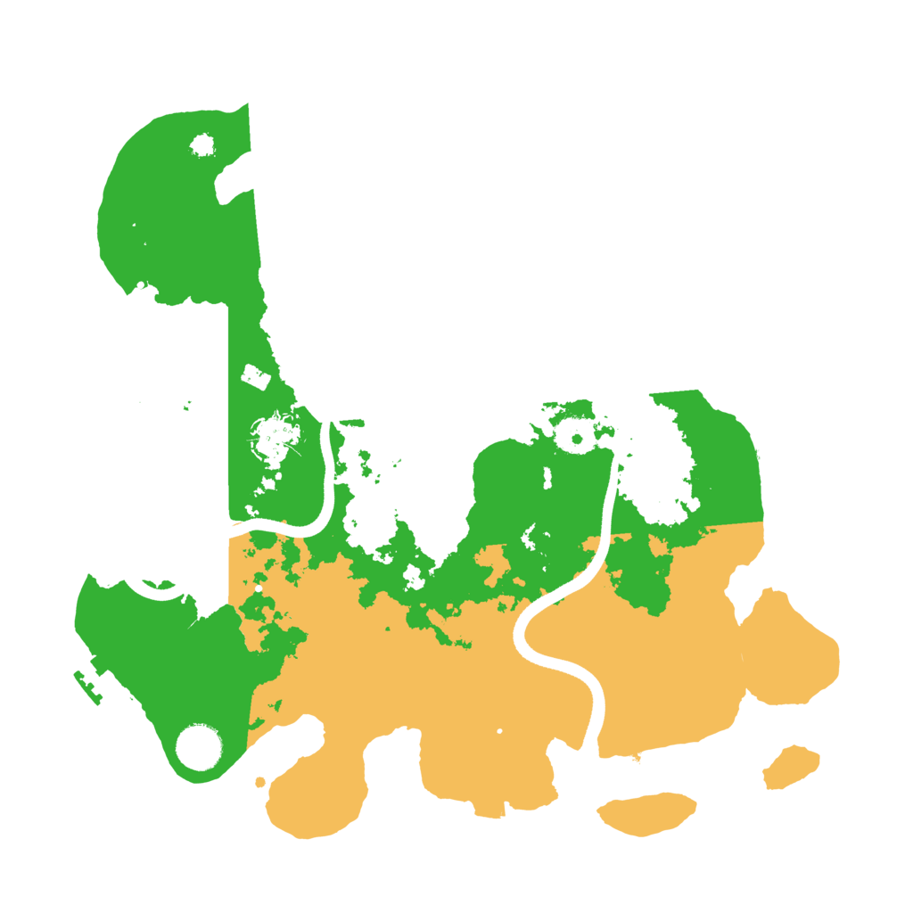 Biome Rust Map: Procedural Map, Size: 3500, Seed: 853191