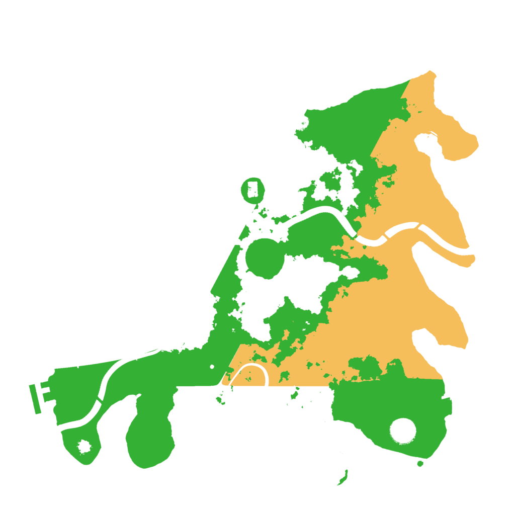 Biome Rust Map: Procedural Map, Size: 3500, Seed: 1548404