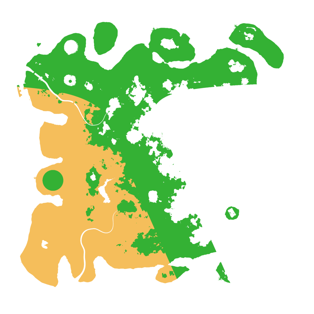 Biome Rust Map: Procedural Map, Size: 4000, Seed: 164547