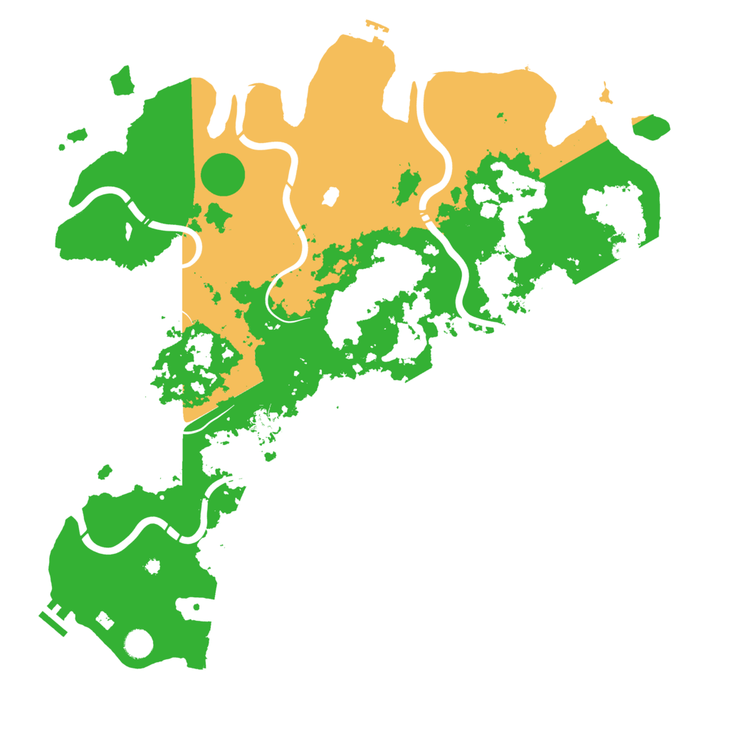 Biome Rust Map: Procedural Map, Size: 4472, Seed: 1419008519