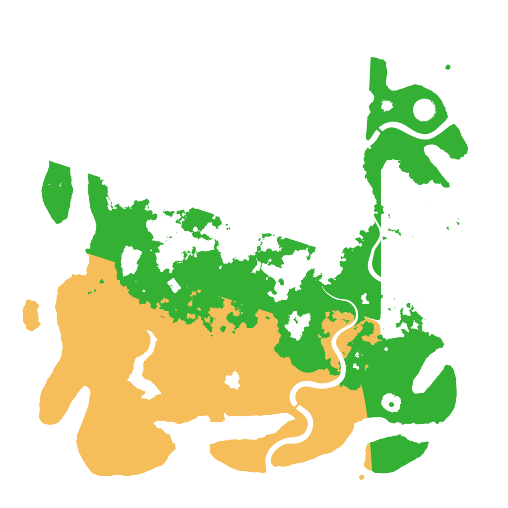 Biome Rust Map: Procedural Map, Size: 4000, Seed: 208339