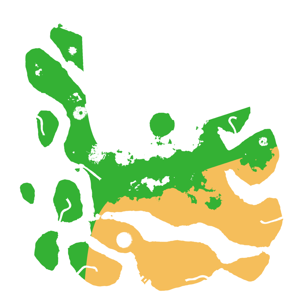 Biome Rust Map: Procedural Map, Size: 3500, Seed: 3907852