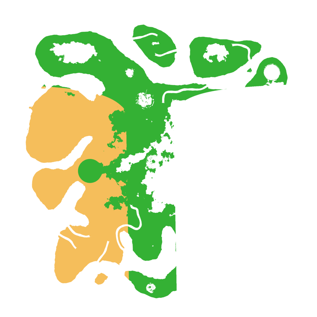 Biome Rust Map: Procedural Map, Size: 3500, Seed: 2566119
