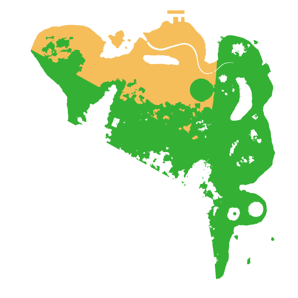 Biome Rust Map: Procedural Map, Size: 3500, Seed: 753171
