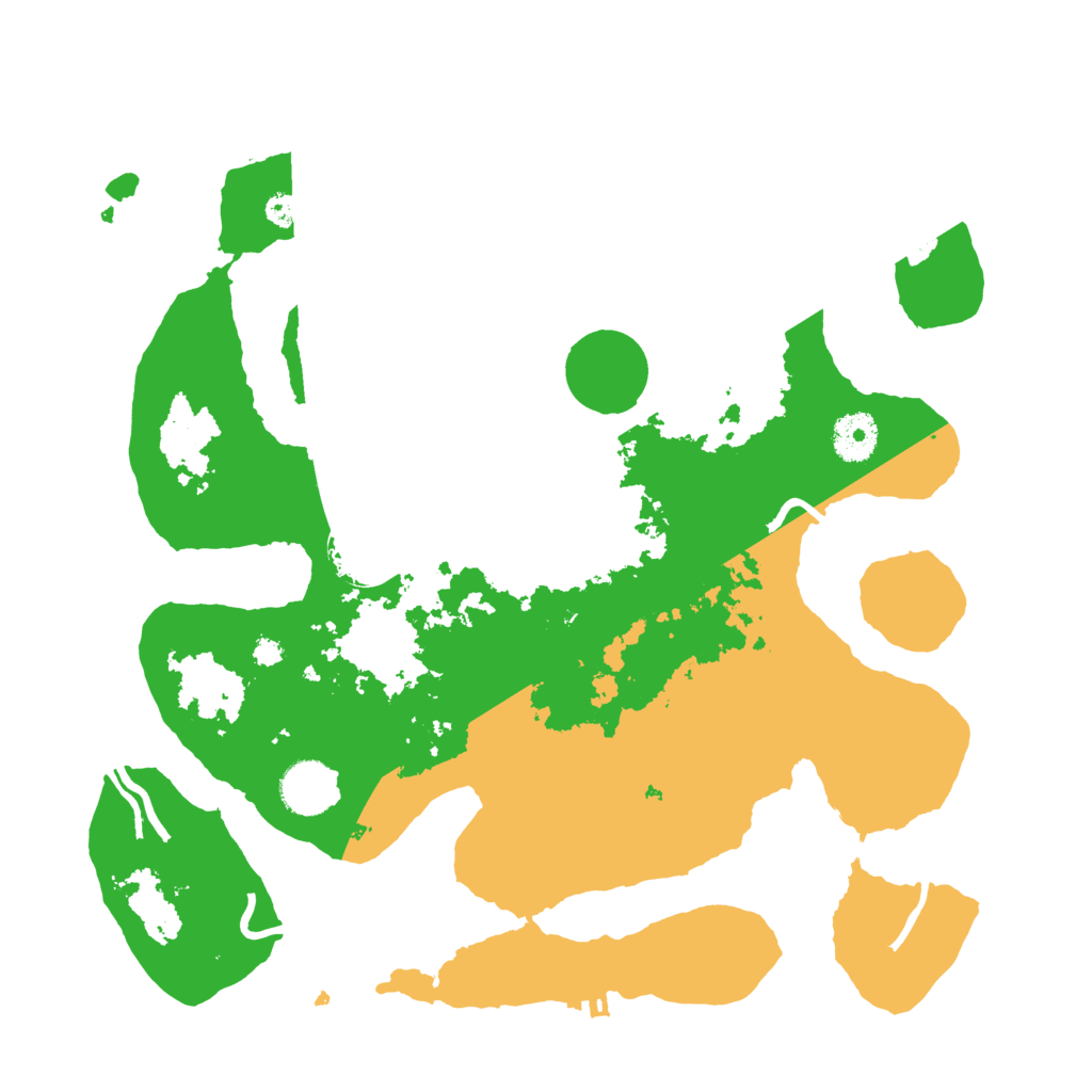 Biome Rust Map: Procedural Map, Size: 3500, Seed: 5093217