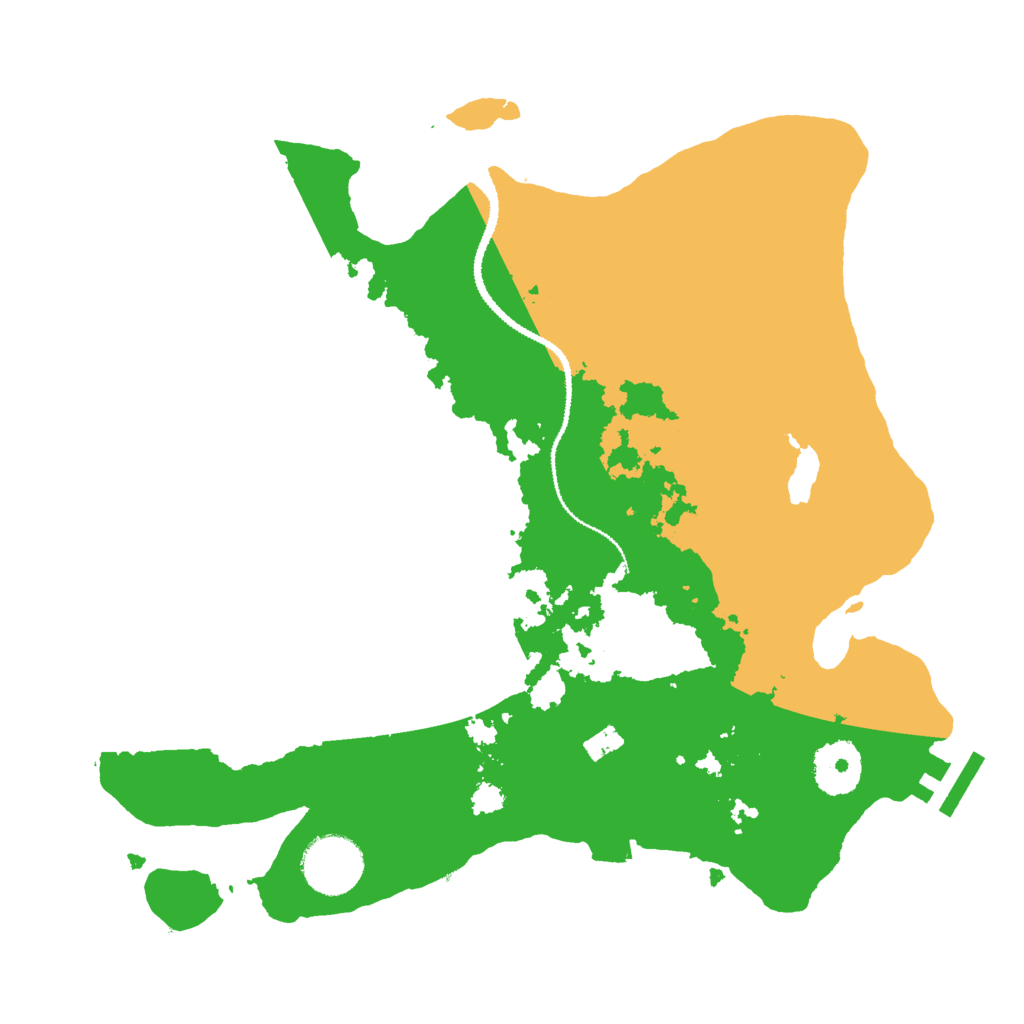 Biome Rust Map: Procedural Map, Size: 3000, Seed: 53862