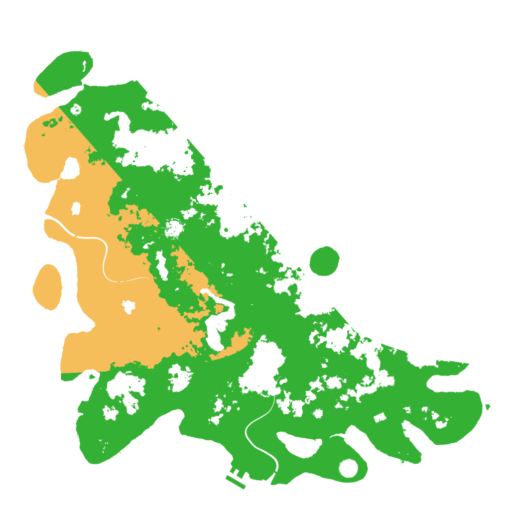 Biome Rust Map: Procedural Map, Size: 4800, Seed: 4800