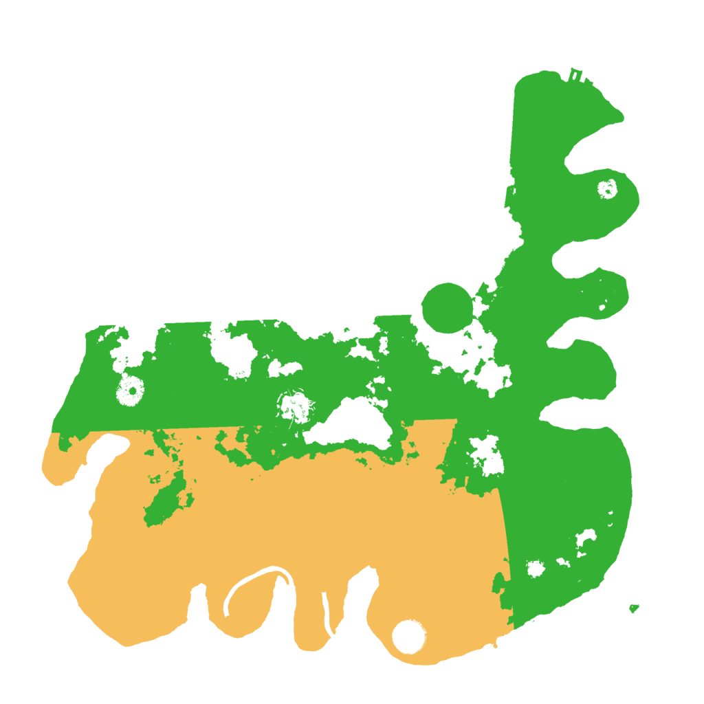 Biome Rust Map: Procedural Map, Size: 3700, Seed: 494834568