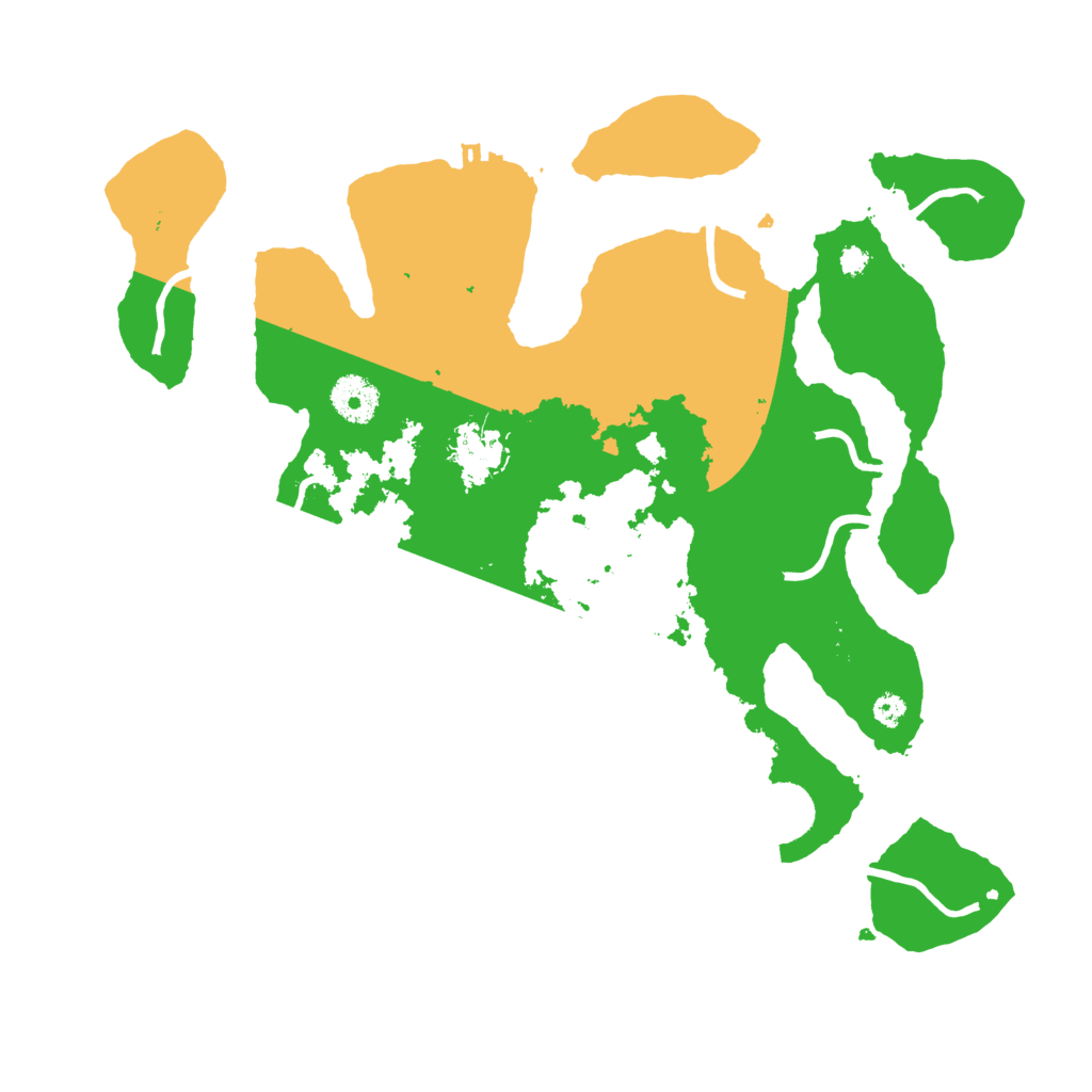 Biome Rust Map: Procedural Map, Size: 3500, Seed: 1371314