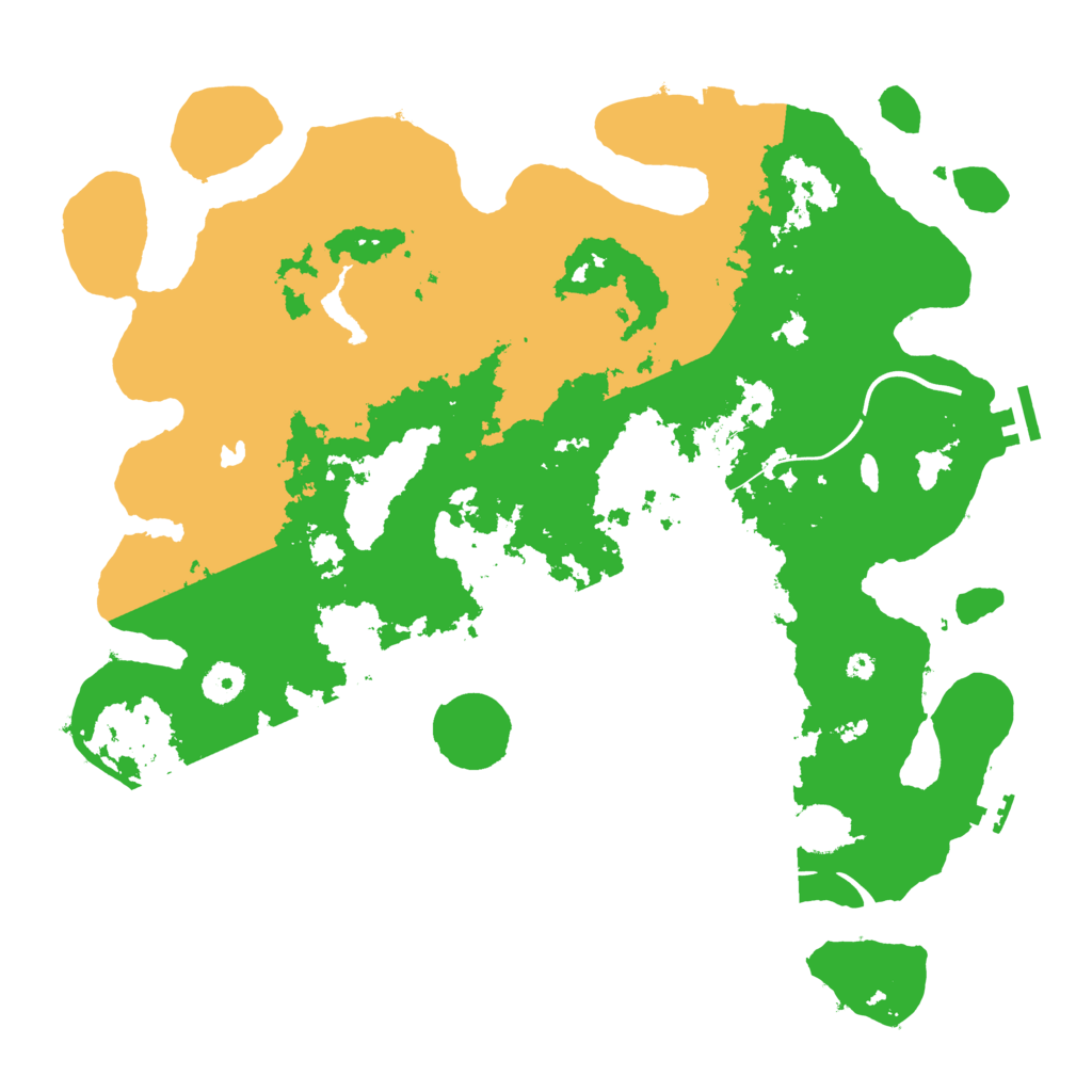 Biome Rust Map: Procedural Map, Size: 4000, Seed: 1064528932