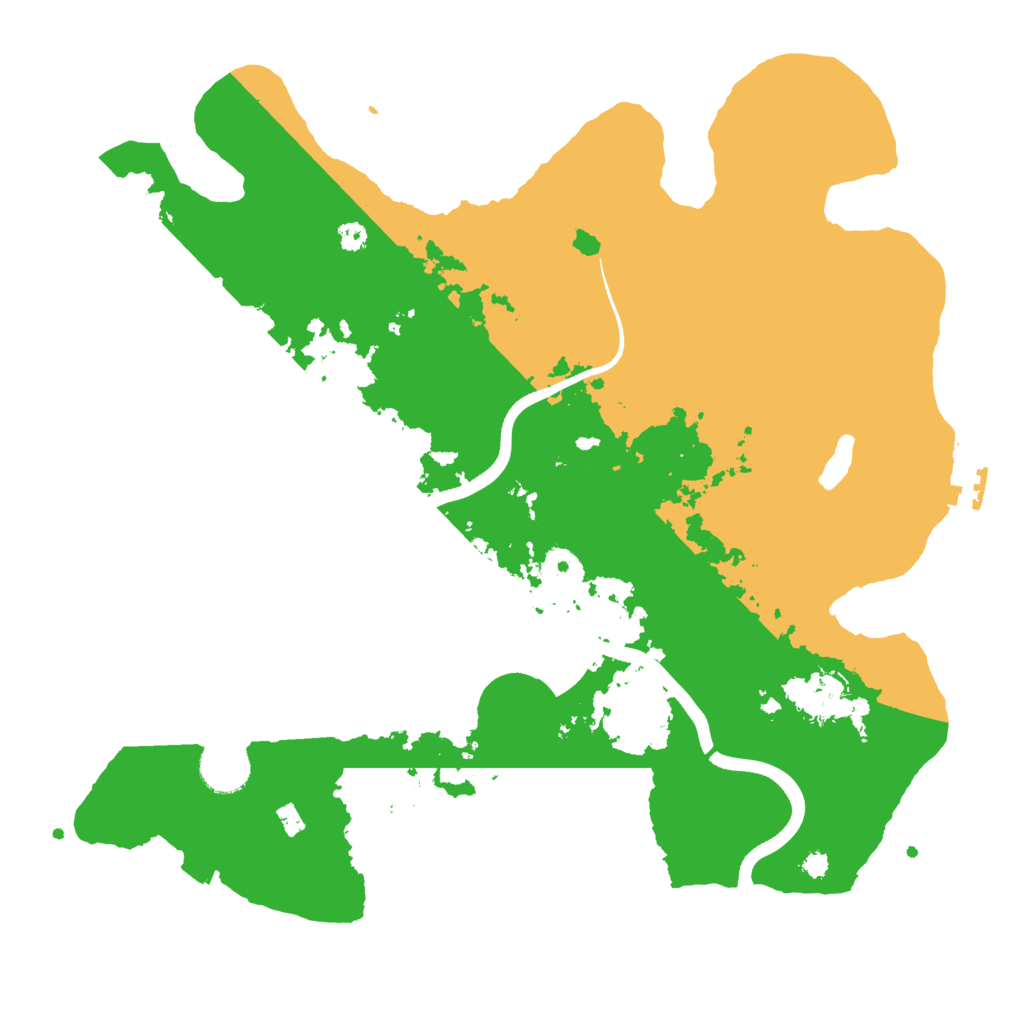 Biome Rust Map: Procedural Map, Size: 3600, Seed: 1628523264