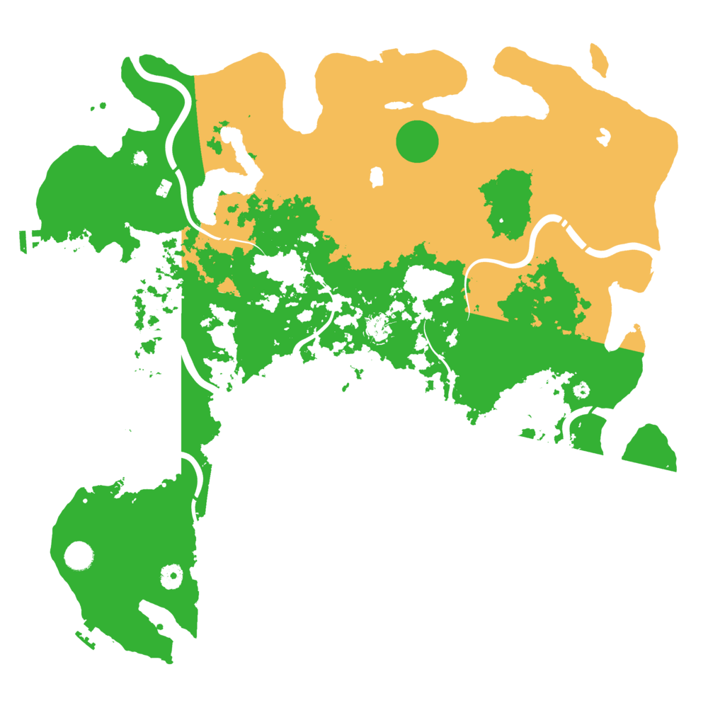 Biome Rust Map: Procedural Map, Size: 4500, Seed: 697684766