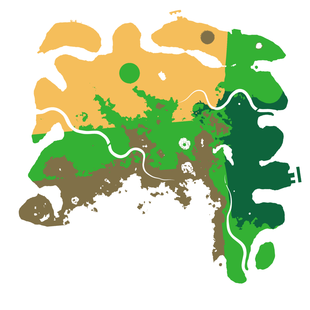 Biome Rust Map: Procedural Map, Size: 4000, Seed: 703204
