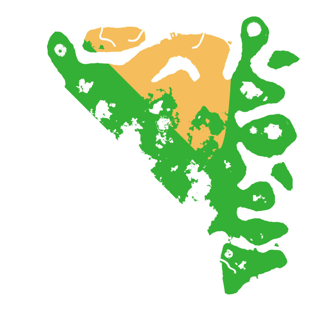 Biome Rust Map: Procedural Map, Size: 4000, Seed: 9999