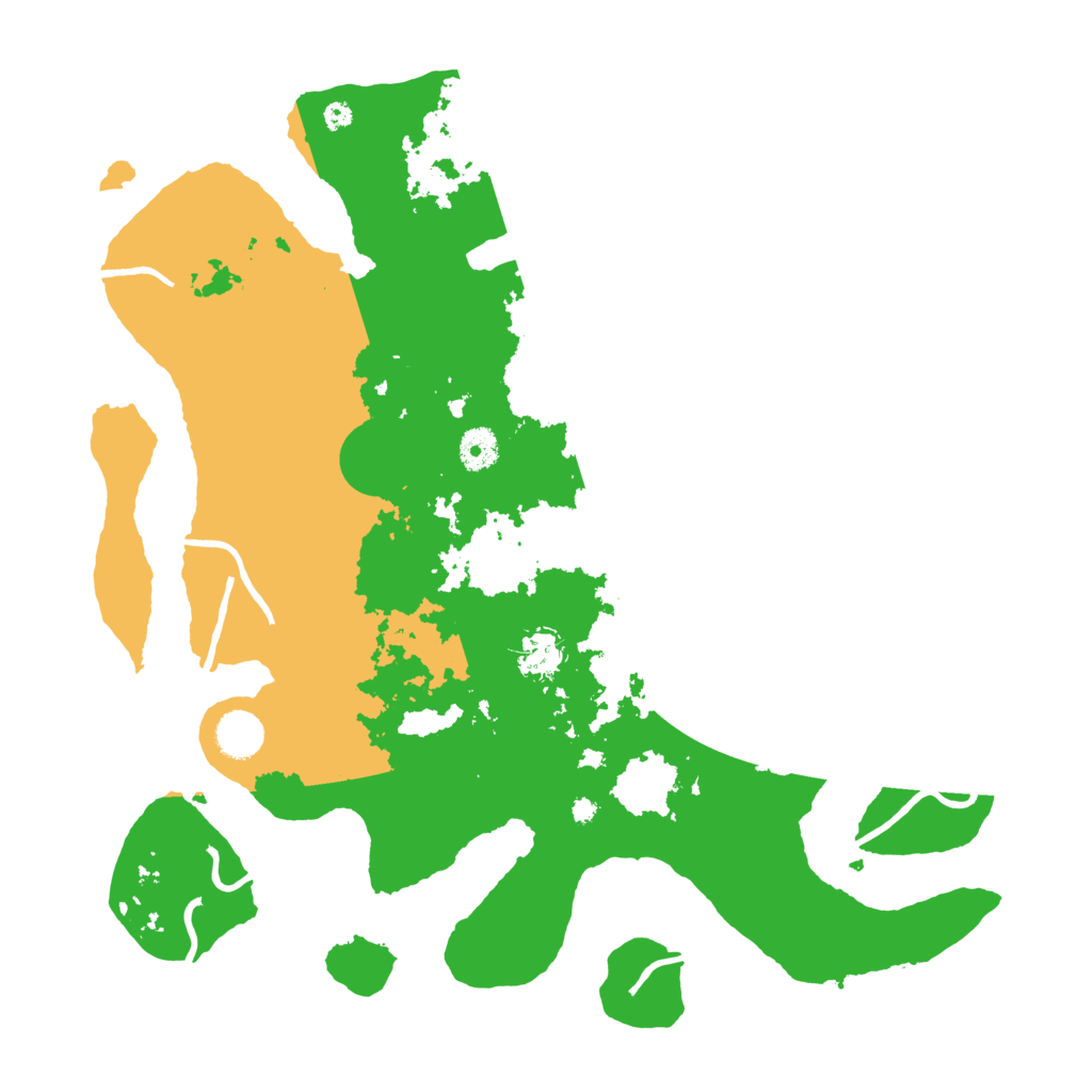 Biome Rust Map: Procedural Map, Size: 4000, Seed: 168705