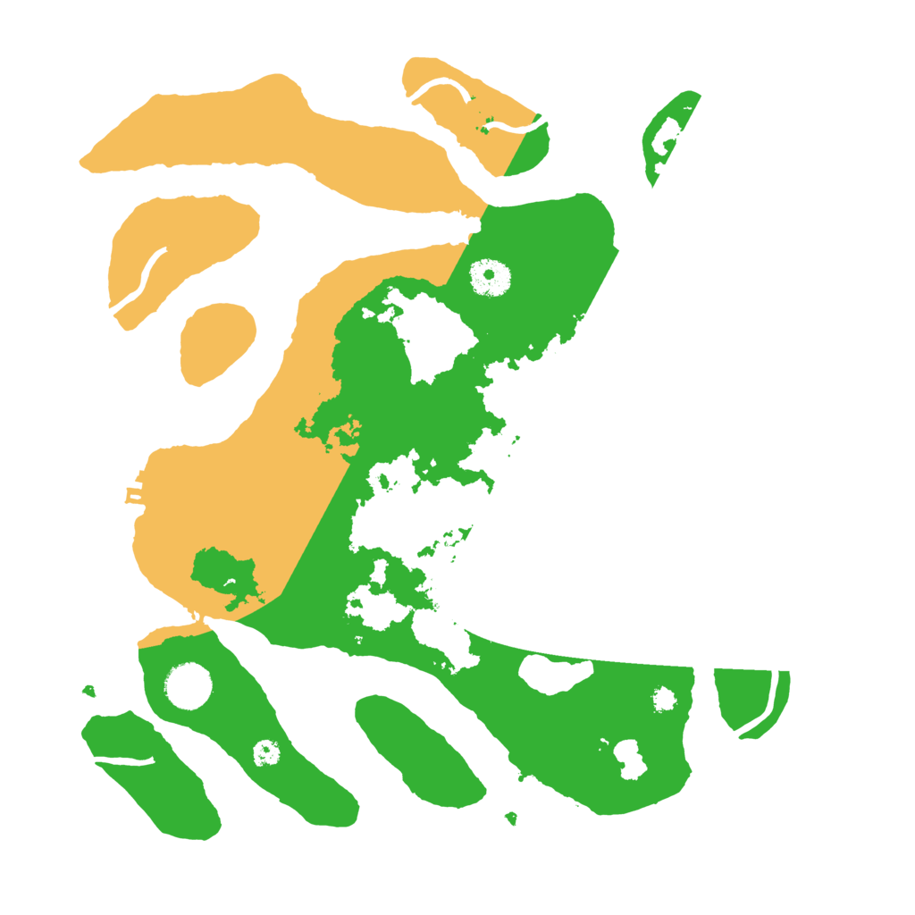 Biome Rust Map: Procedural Map, Size: 3500, Seed: 3954263