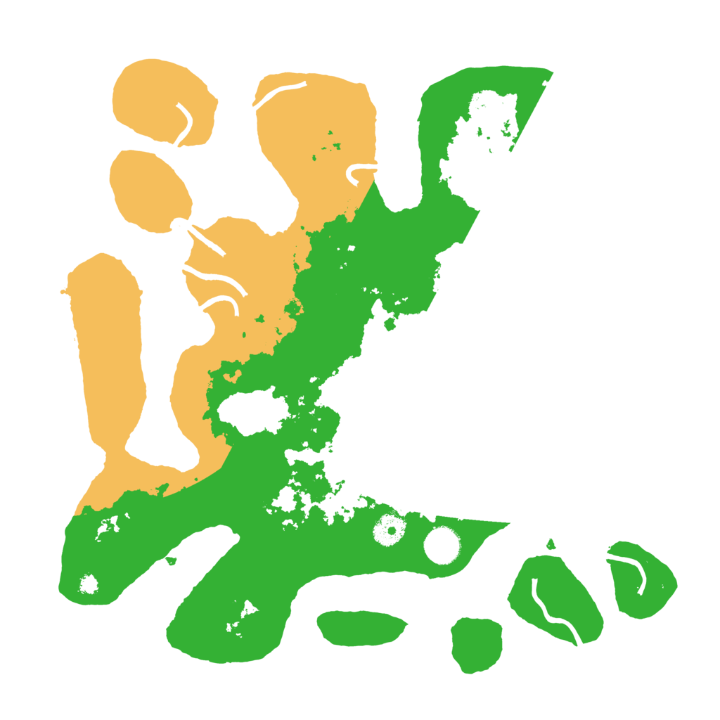 Biome Rust Map: Procedural Map, Size: 3500, Seed: 4296072
