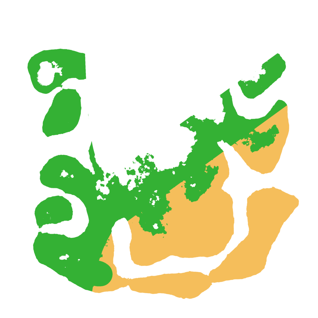 Biome Rust Map: Barren, Size: 3500, Seed: 1102262