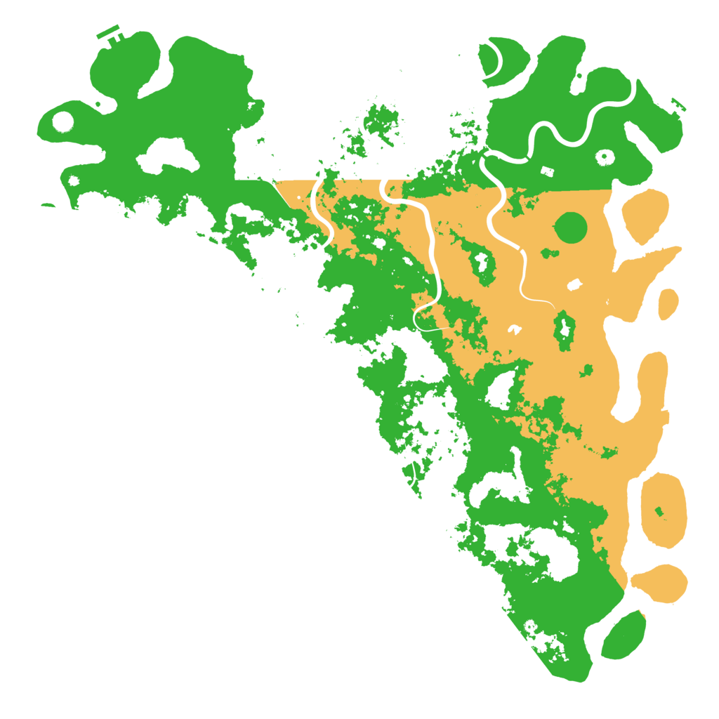 Biome Rust Map: Procedural Map, Size: 6000, Seed: 35222534