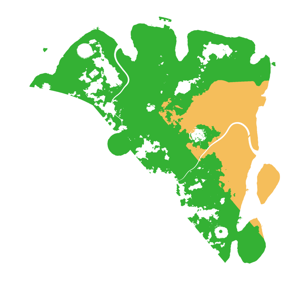 Biome Rust Map: Procedural Map, Size: 3550, Seed: 840678