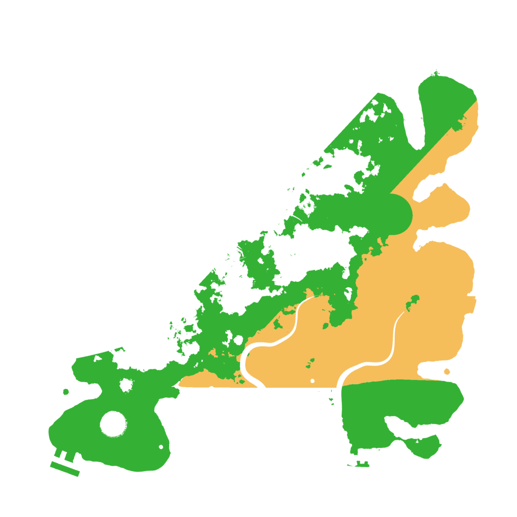 Biome Rust Map: Procedural Map, Size: 3500, Seed: 1278883