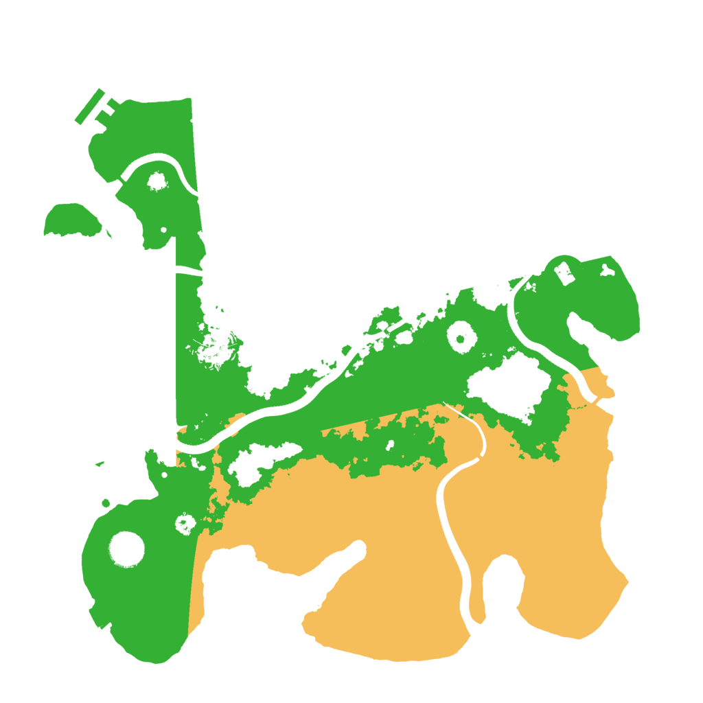 Biome Rust Map: Procedural Map, Size: 3500, Seed: 1572911