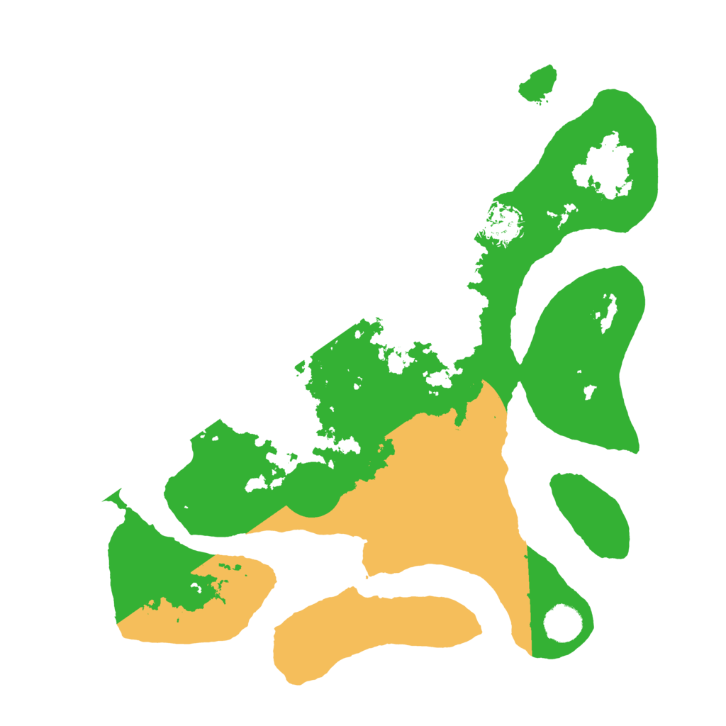 Biome Rust Map: Barren, Size: 3500, Seed: 1972910