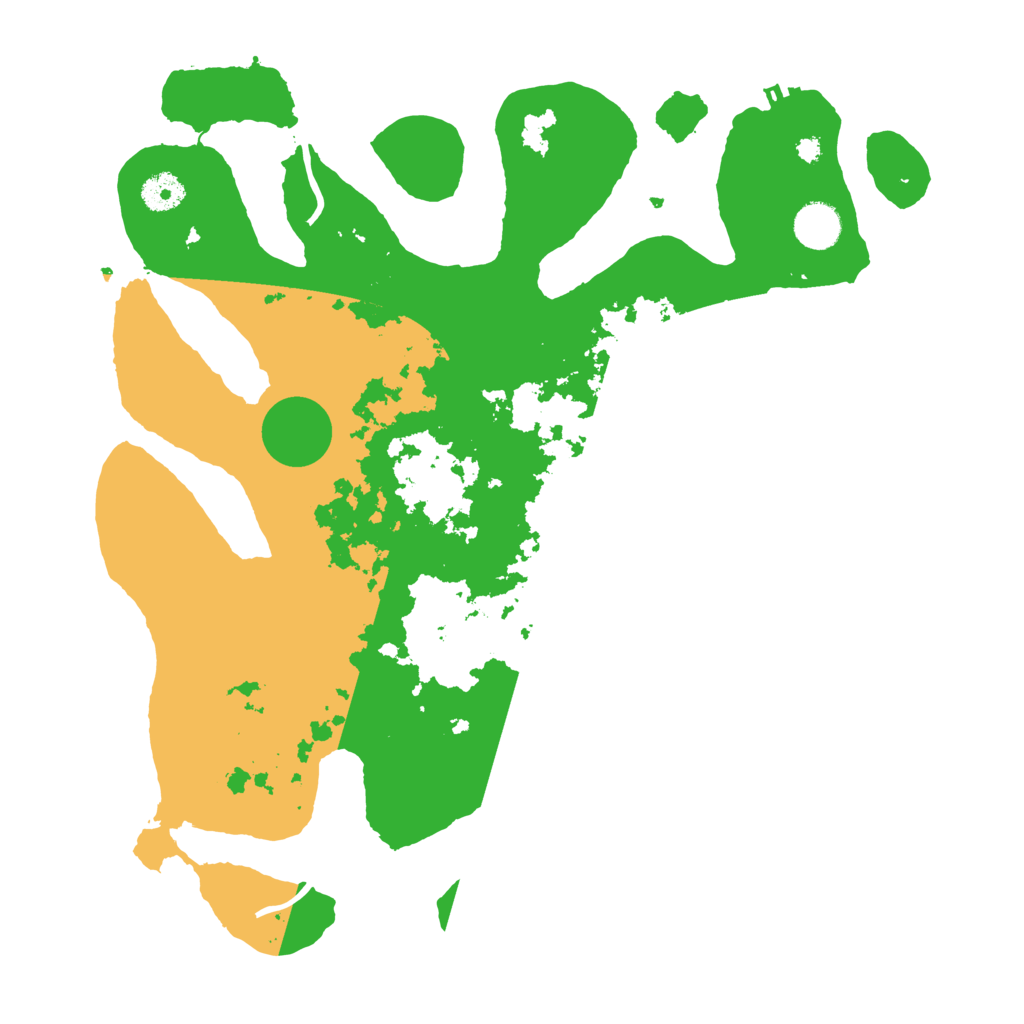 Biome Rust Map: Procedural Map, Size: 3850, Seed: 77807356