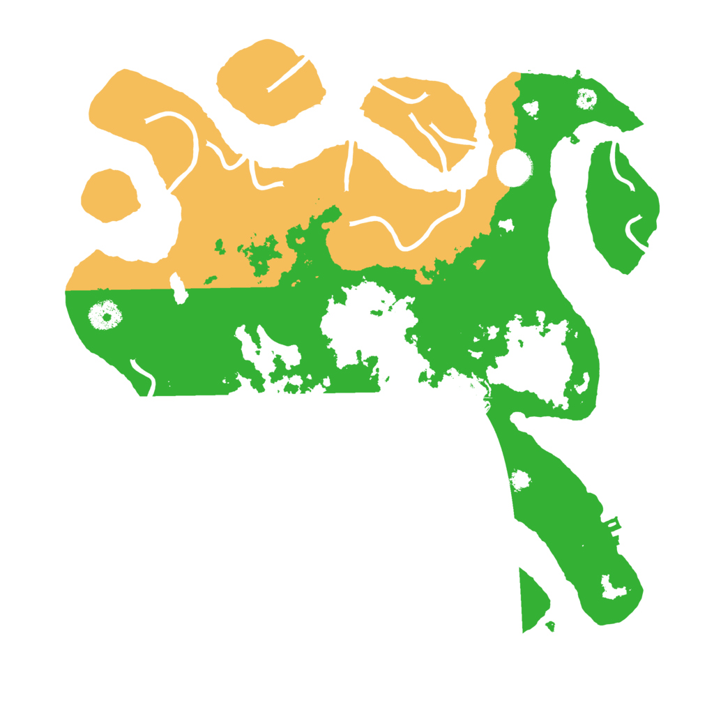 Biome Rust Map: Procedural Map, Size: 3500, Seed: 3458486