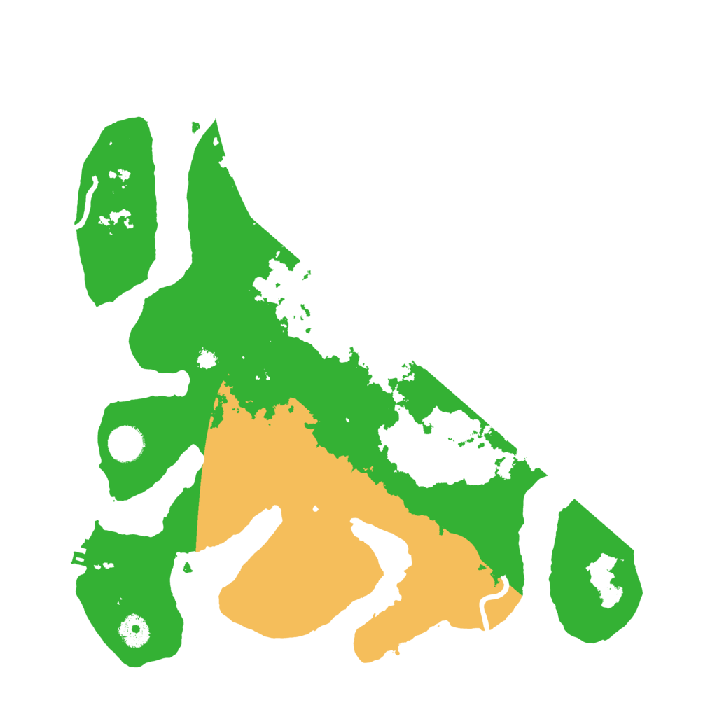 Biome Rust Map: Procedural Map, Size: 3500, Seed: 6113976