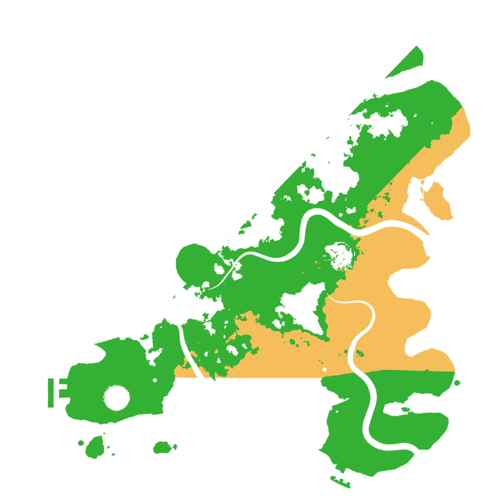 Biome Rust Map: Procedural Map, Size: 3500, Seed: 4632440