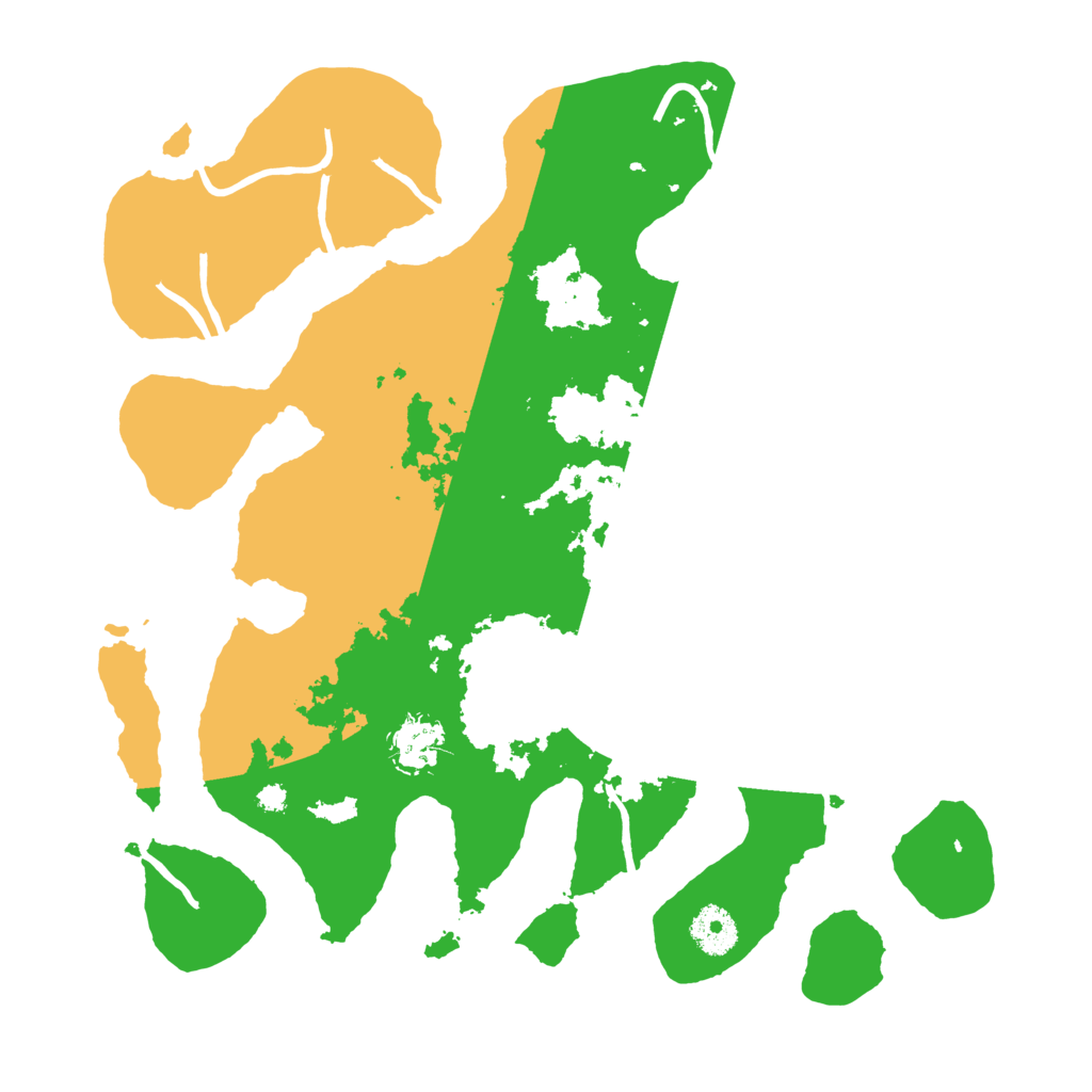 Biome Rust Map: Procedural Map, Size: 3500, Seed: 2297556