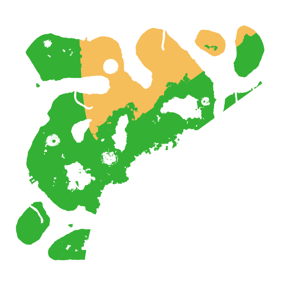 Biome Rust Map: Procedural Map, Size: 3500, Seed: 4757321