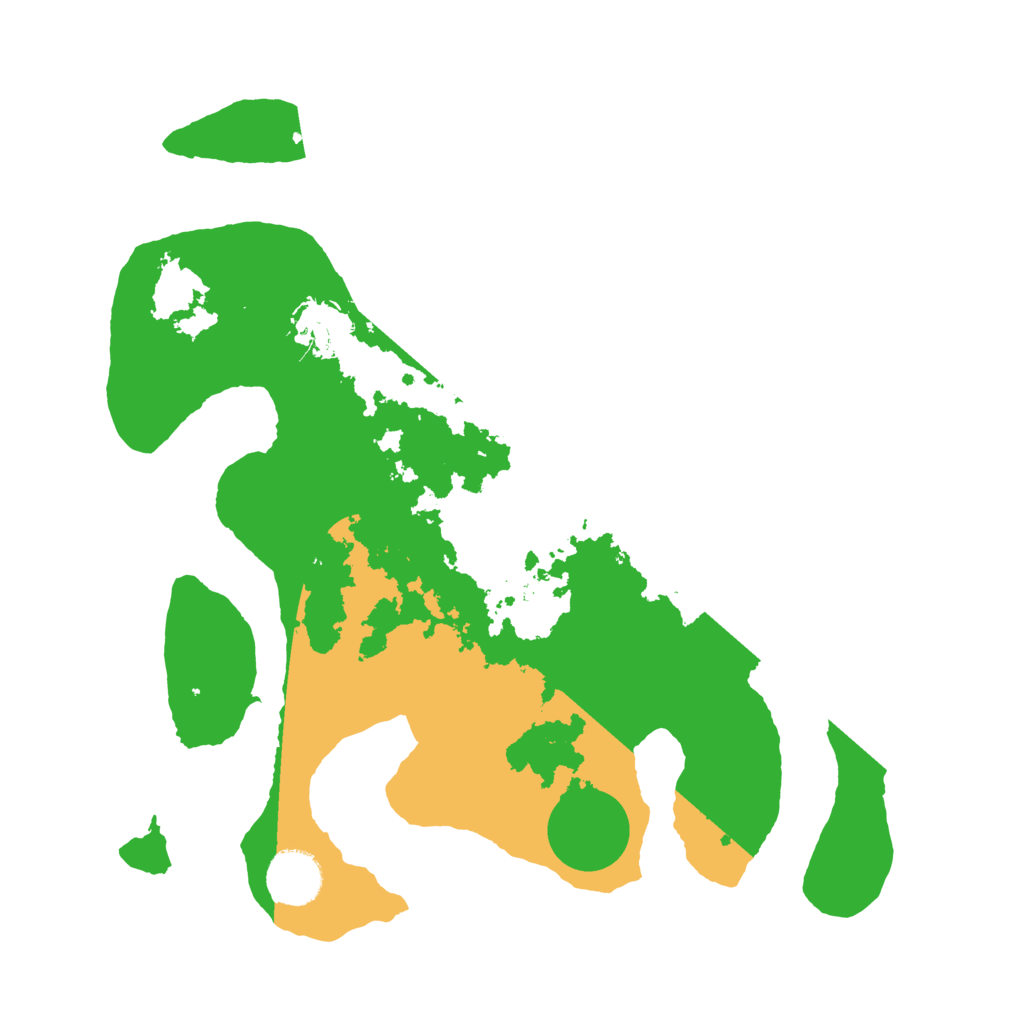 Biome Rust Map: Barren, Size: 3300, Seed: 24