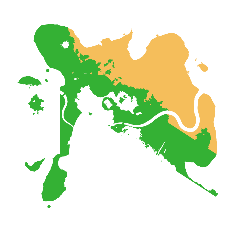 Biome Rust Map: Procedural Map, Size: 3000, Seed: 3800
