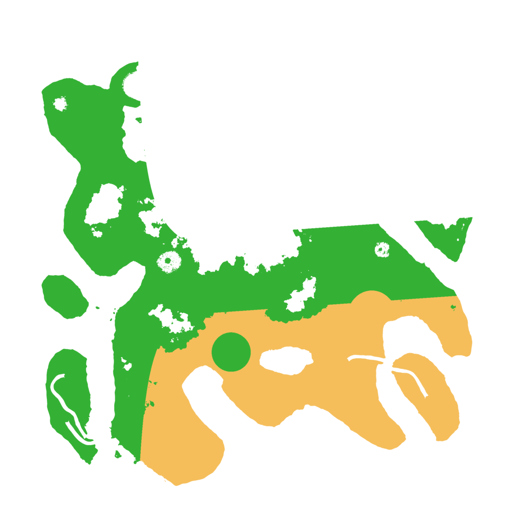 Biome Rust Map: Procedural Map, Size: 3500, Seed: 2399597