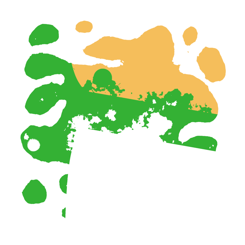 Biome Rust Map: Barren, Size: 3500, Seed: 3577307