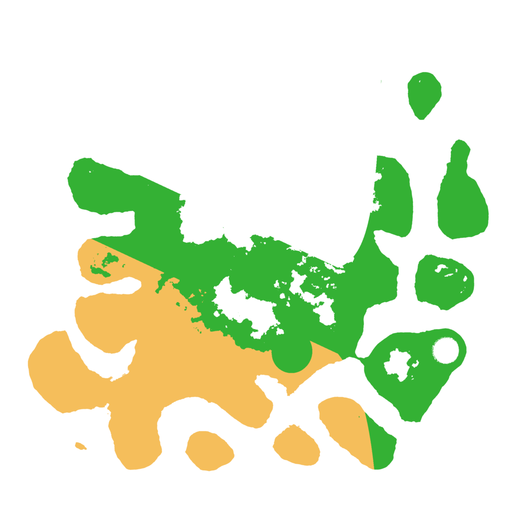 Biome Rust Map: Barren, Size: 3500, Seed: 5080400