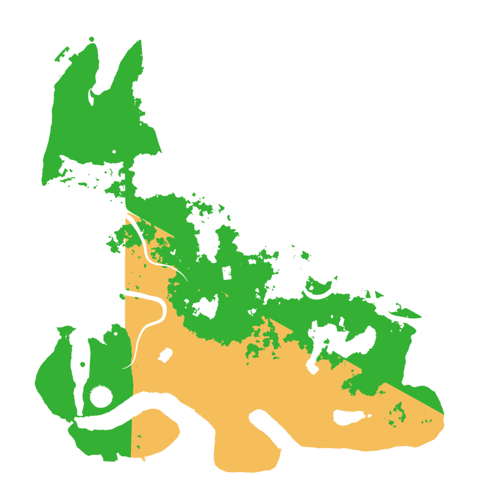 Biome Rust Map: Procedural Map, Size: 4000, Seed: 466446