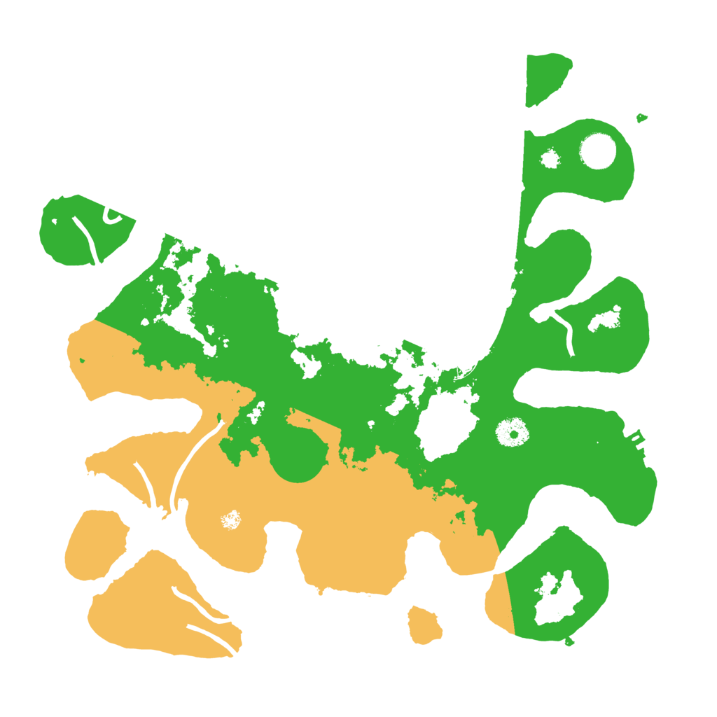 Biome Rust Map: Procedural Map, Size: 3500, Seed: 4846663