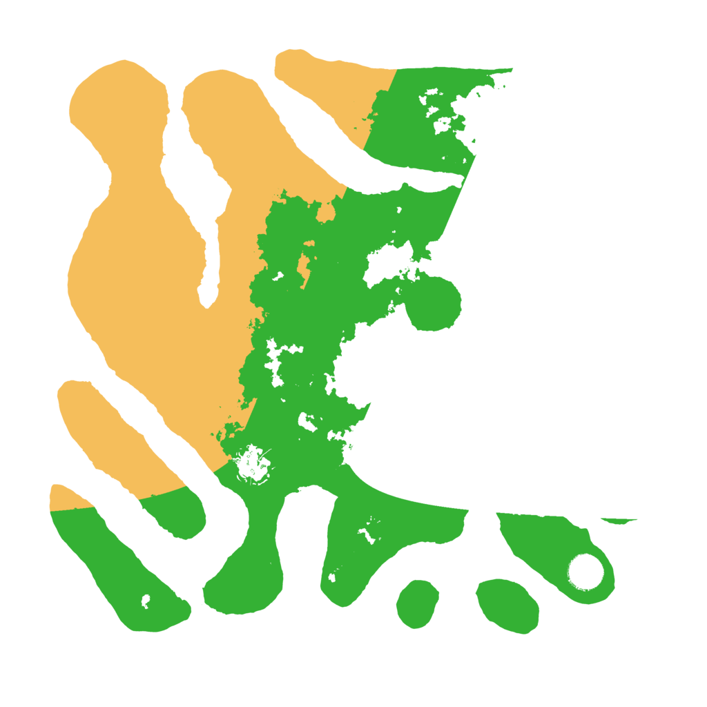 Biome Rust Map: Barren, Size: 3500, Seed: 1642914