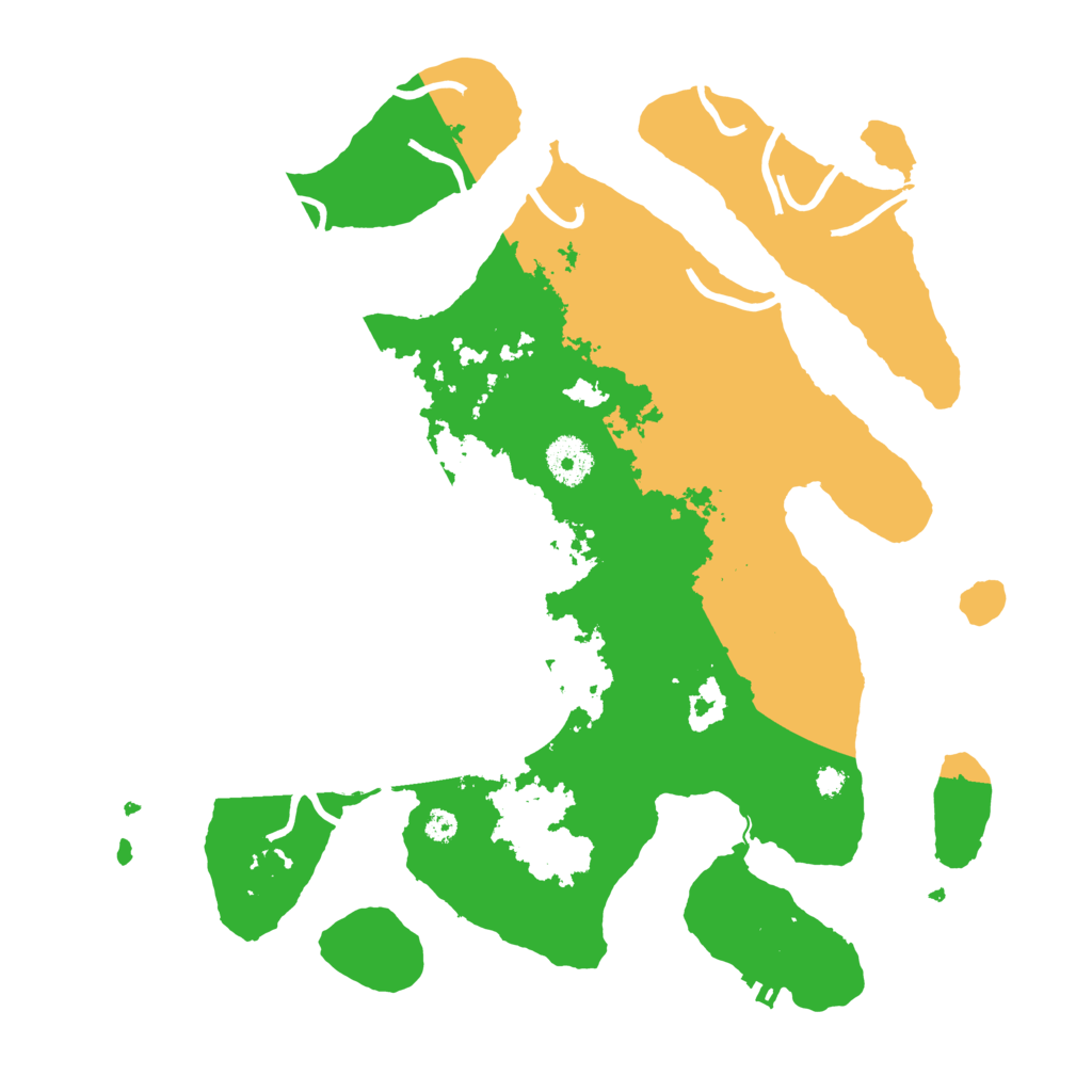 Biome Rust Map: Procedural Map, Size: 3500, Seed: 2800370