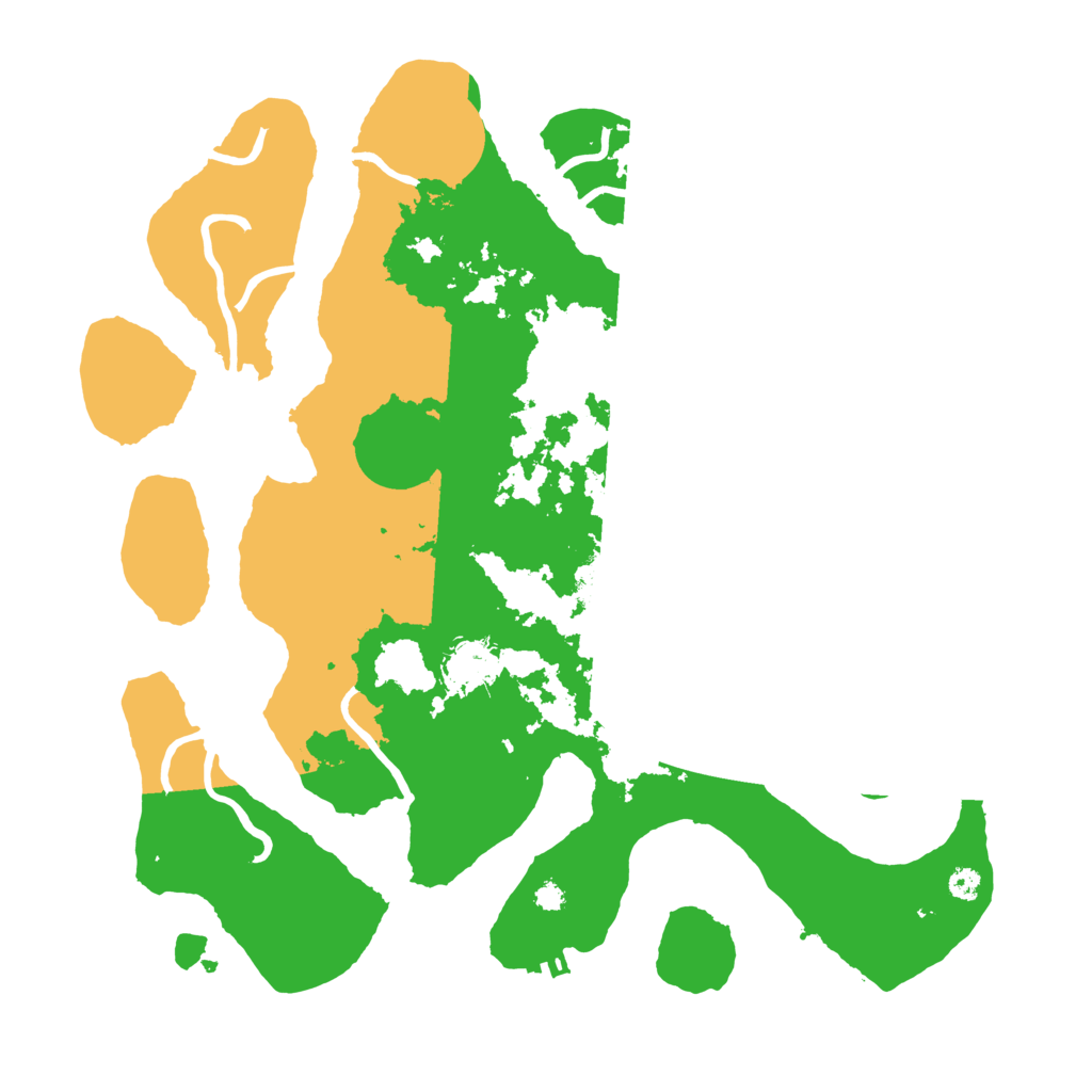 Biome Rust Map: Procedural Map, Size: 3500, Seed: 5481086