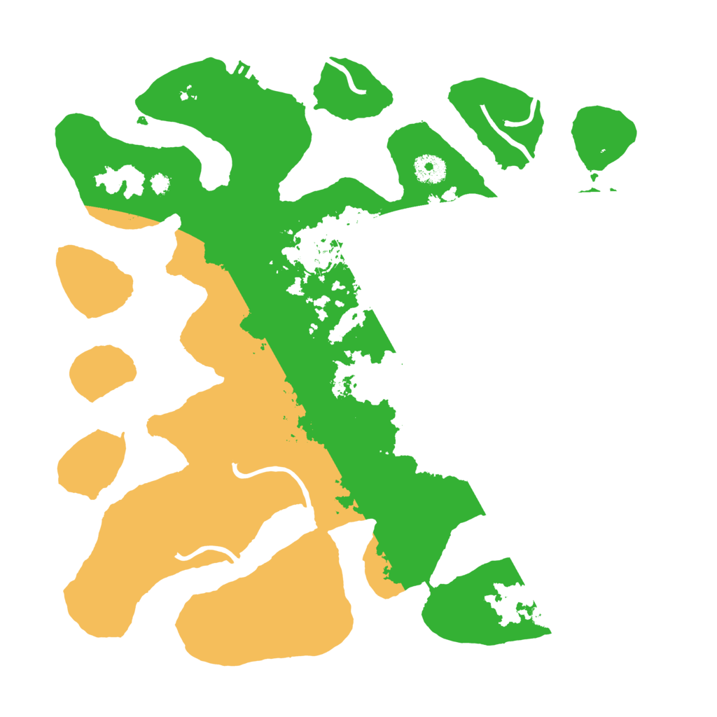 Biome Rust Map: Procedural Map, Size: 3500, Seed: 6277859