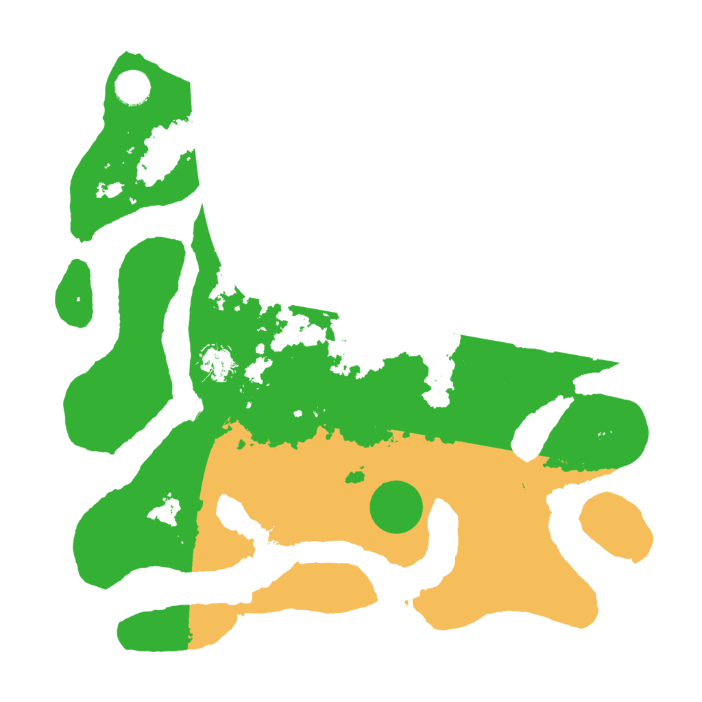 Biome Rust Map: Barren, Size: 3500, Seed: 569865