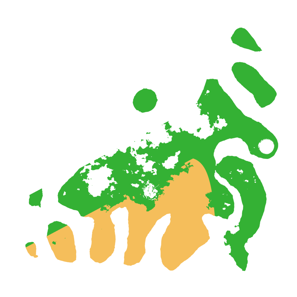 Biome Rust Map: Barren, Size: 3500, Seed: 5617688