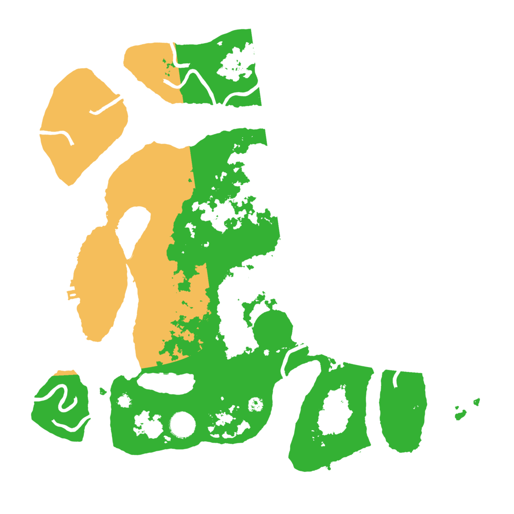 Biome Rust Map: Procedural Map, Size: 3500, Seed: 5871872