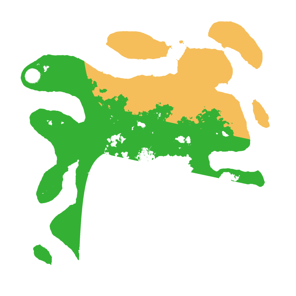 Biome Rust Map: Barren, Size: 3500, Seed: 4885550