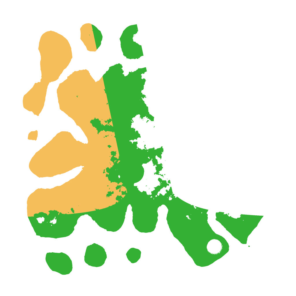 Biome Rust Map: Barren, Size: 3500, Seed: 2226781