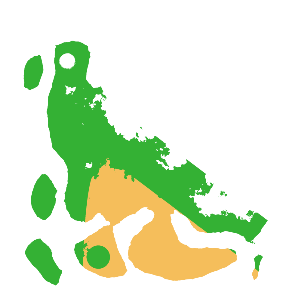 Biome Rust Map: Barren, Size: 3500, Seed: 2768772